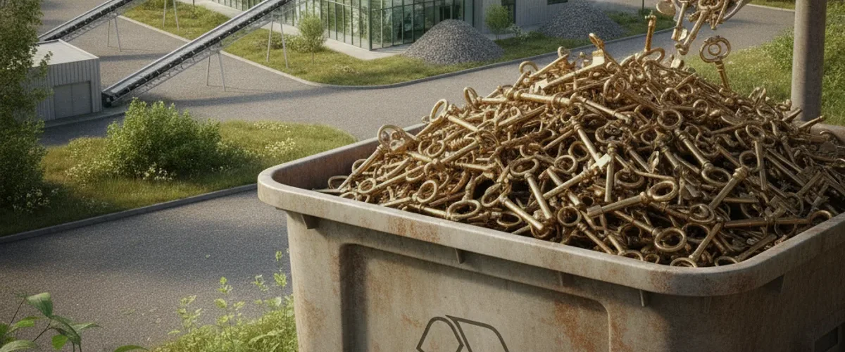 can you recycle old keys