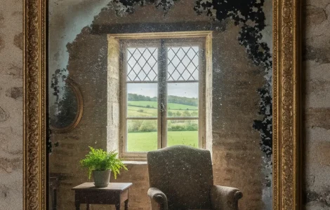 mirrors get black spots edges